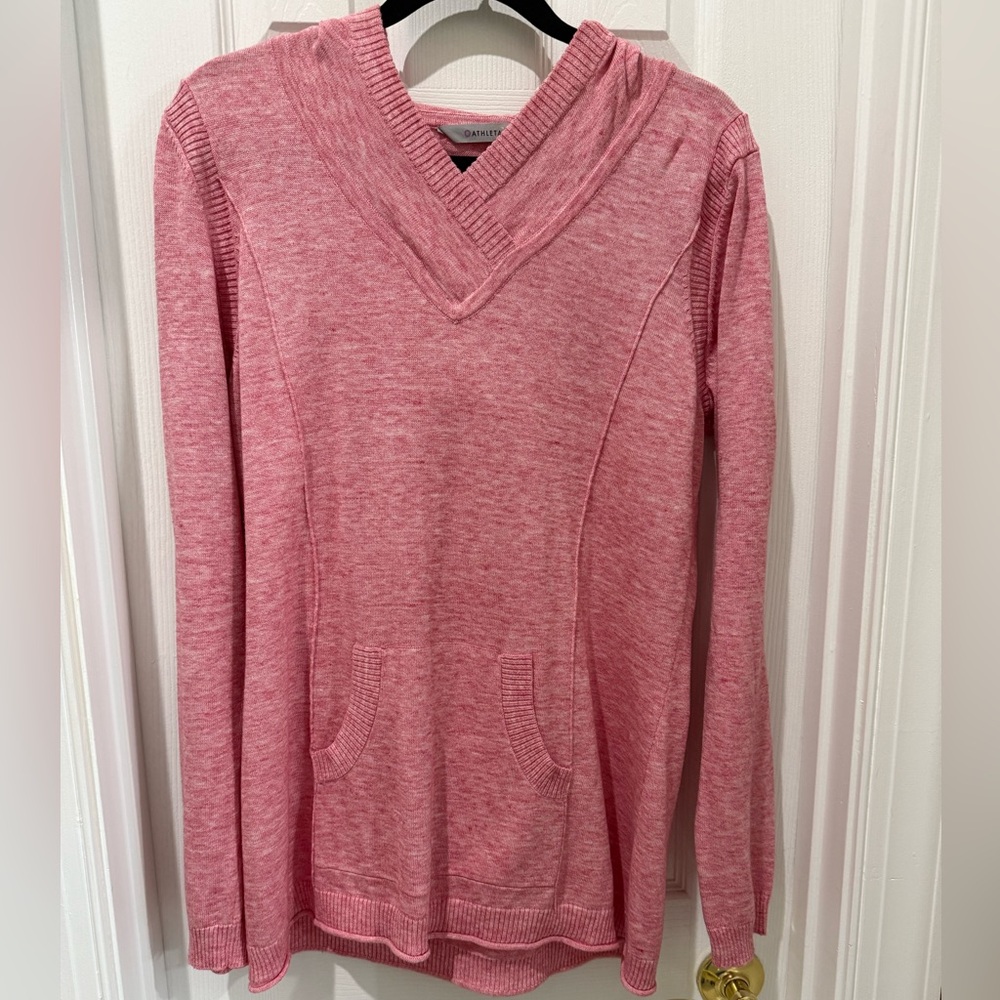 Women’s Athleta Pink V-Neck Sweater